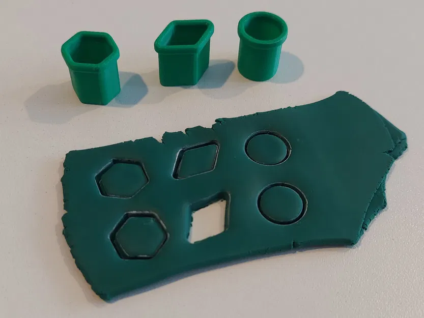 Khuôn Cắt Đất Sét Hình Học - Image 6