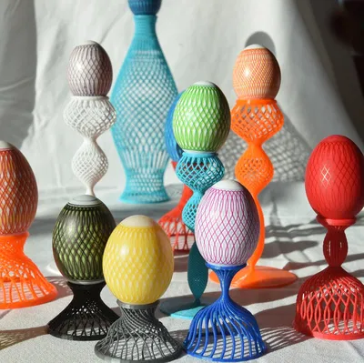 Giá đỡ trứng Phục sinh - Nhóm 2 (OpenSCAD)