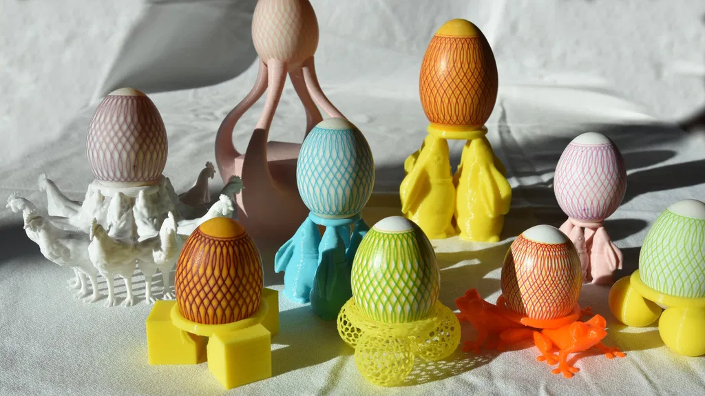 Giá đỡ Trứng Phục Sinh - Nhóm 5 (OpenSCAD) - Image 1