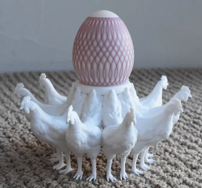 Giá đỡ Trứng Phục Sinh - Nhóm 5 (OpenSCAD) - Image 2