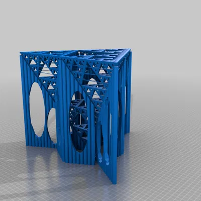 Bát diện Sierpinski (OpenSCAD)