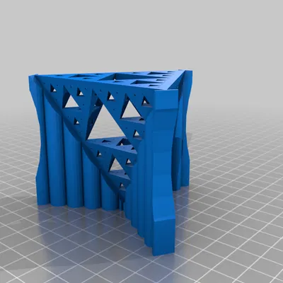 Bát diện Sierpinski (OpenSCAD)