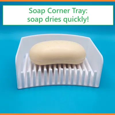 Khay Xà Phòng Góc Có Lỗ Thoát Nước