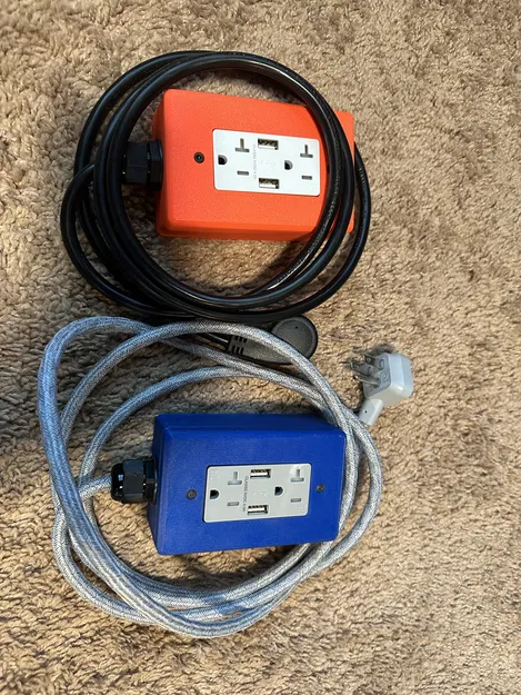 Hộp điện nối dài kiêm ổ cắm USB-C và USB-A - Image 4