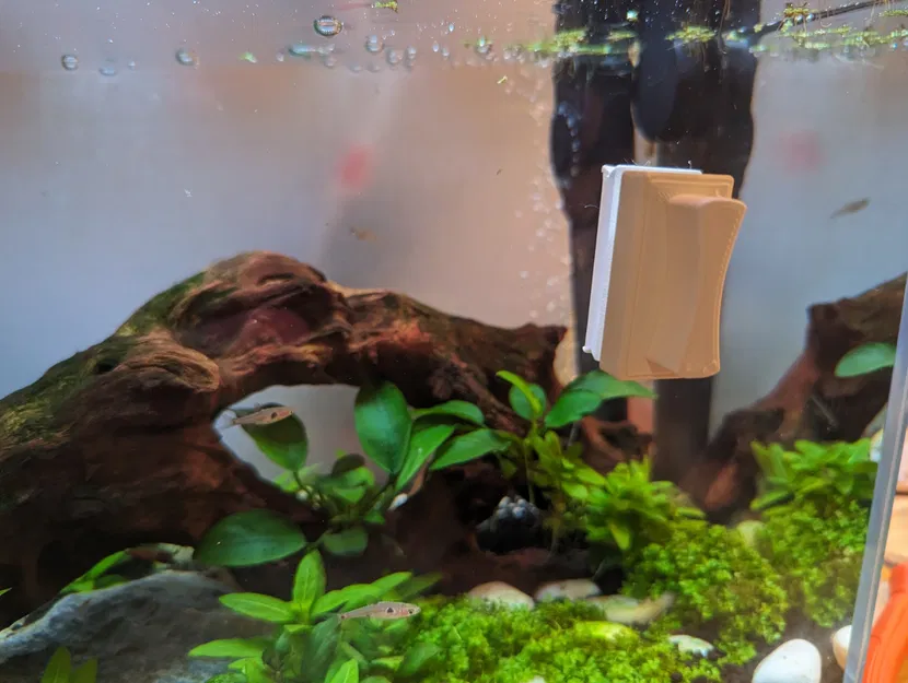 Dụng cụ vệ sinh hồ nano nam châm - Image 1