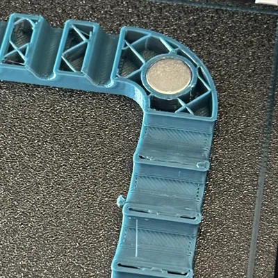 Bambu Lab X1C - Giá đỡ kính trên có lỗ thông hơi và hỗ trợ nam châm