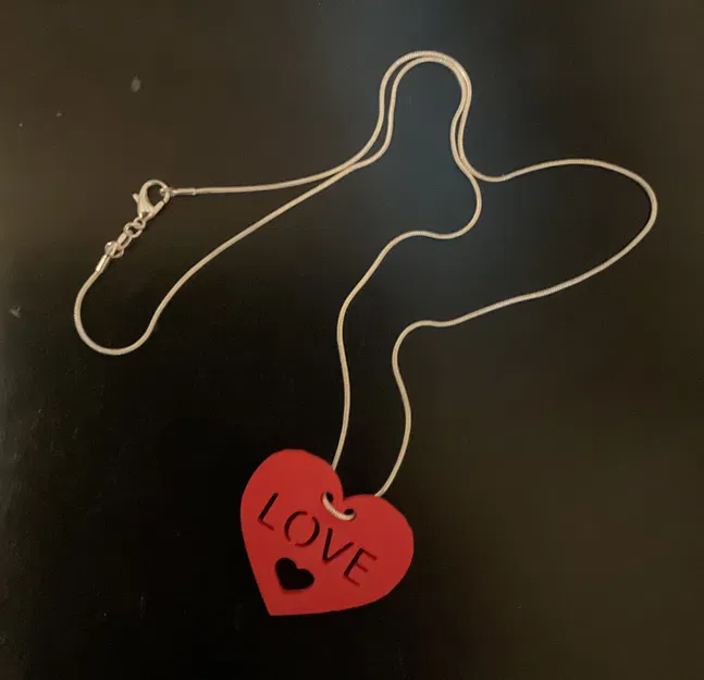 Dây Chuyền Trái Tim Quà Valentine Cho Móc Khóa/Balo - Image 3