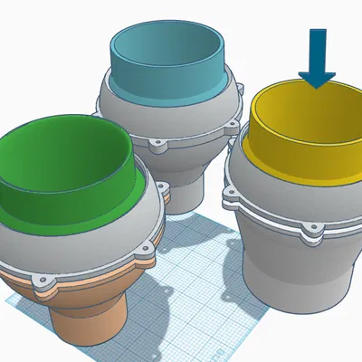 Cổng Hút Bụi Khớp Cầu 4 inch