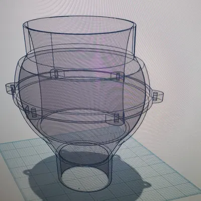 Adapter Xoay 4" sang 2.5" Cho Máy Hút Bụi
