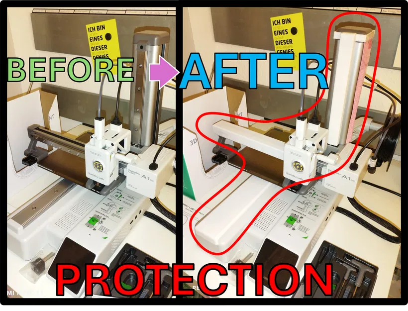 A1-Mini: Ốp Bảo Vệ Ray Tuyến Tính Chống Bụi - Image 1