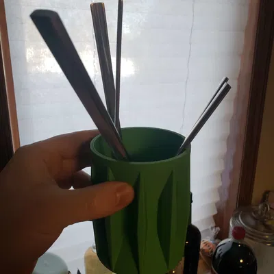 Cốc Đựng Dao Nĩa Bạc