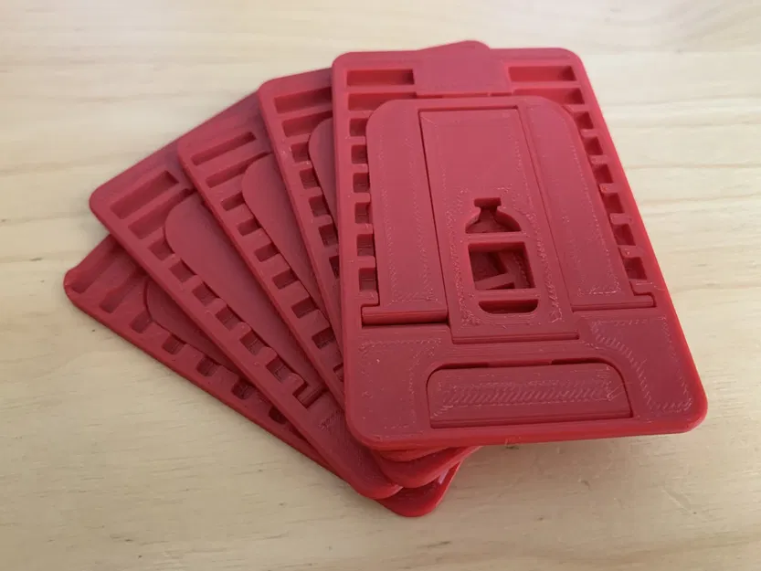 Chân đế điện thoại gấp gọn cỡ thẻ ATM - Image 2