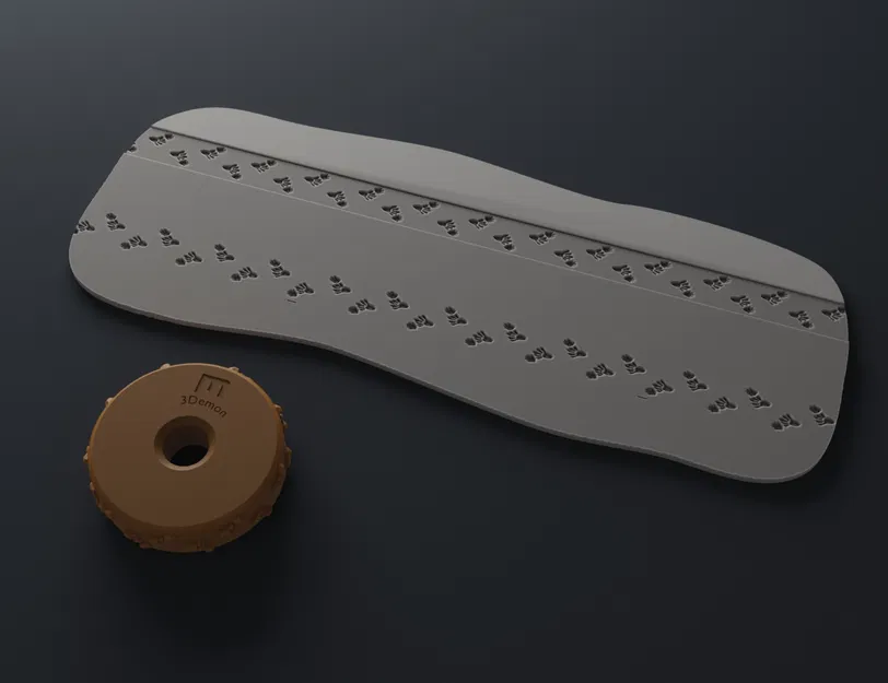 Bánh Xe Dập Cho Đất Sét — Dấu Chân Động Vật Vol.7 (17) Hải Ly - Image 2