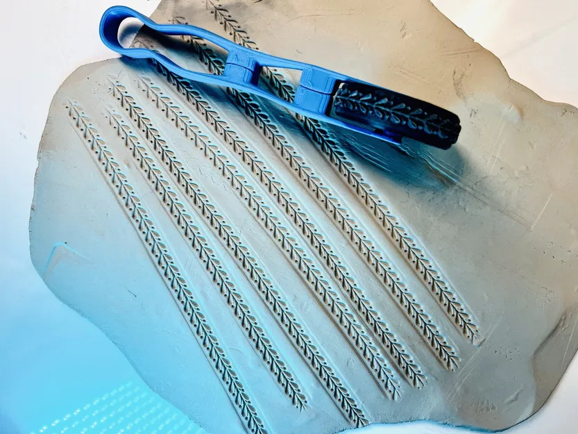 Bánh xe dập khuôn cho đất sét - Hoa văn Ai Cập - Image 1