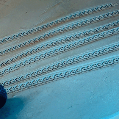 Bánh xe dập khuôn cho đất sét - Hoa văn Ai Cập