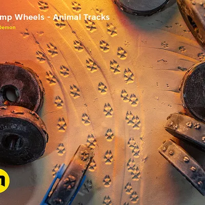 Bánh Xe Tạo Họa Tiết - Dấu Chân Sói