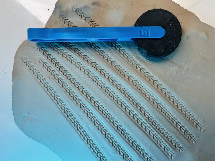 Bánh xe dập khuôn cho đất sét - Hoa văn Ai Cập - Image 5