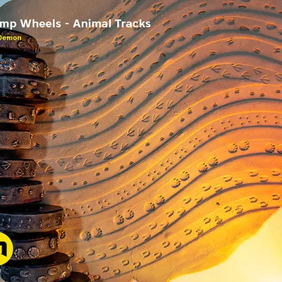 Bánh Xe Tạo Họa Tiết - Dấu Chân Sói