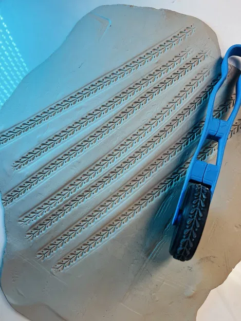 Bánh xe dập khuôn cho đất sét - Hoa văn Ai Cập - Image 7