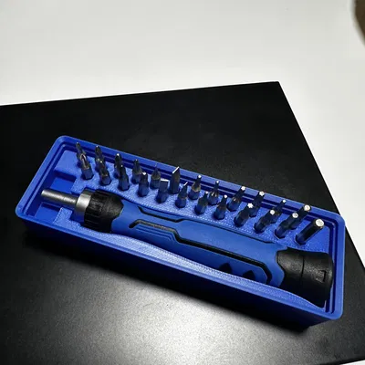 Khay Tua Vít Chính Xác Kobalt 25 Món Gridfinity