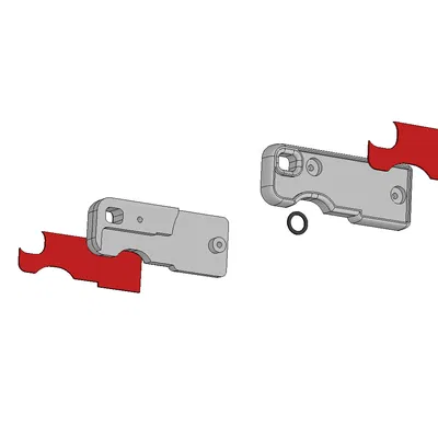 Móc Chìa Khóa Tủ Khóa Garant ESD Gấp Gọn Có Đế Đánh Dấu