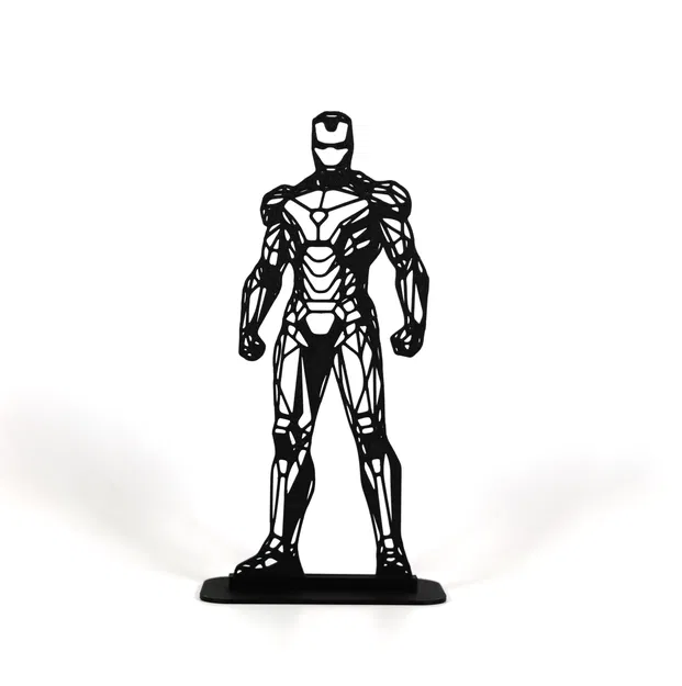 Mô Hình Iron Man Hình Học Low Poly - Image 1