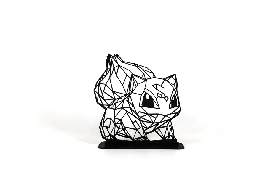 Mô Hình Bulbasaur Geometric Low Poly - Image 1