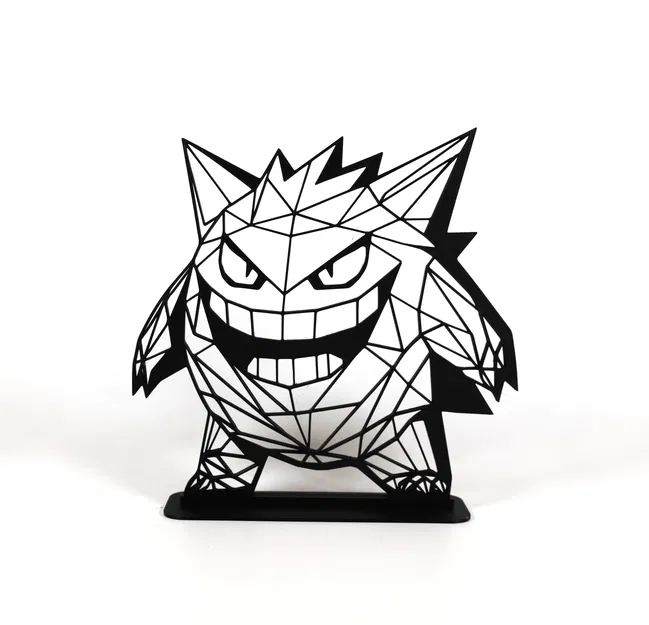 Gengar Hình Học Low Poly - Image 1