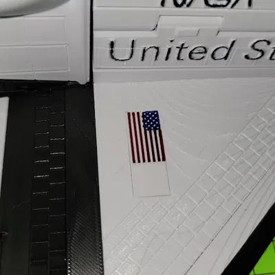 Cờ Mỹ Cho Tàu Con Thoi