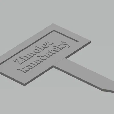 BIỂN CHỈ DẪN CHO VƯỜN RAU