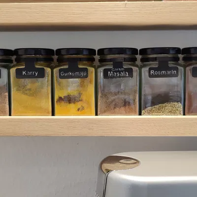 Bảng Tên Cho Kệ Gia Vị