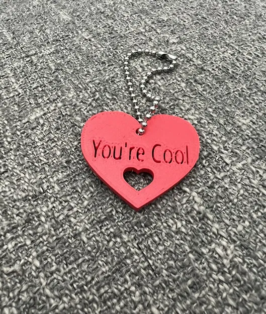 Trái Tim "Bạn Ngầu" - Móc Khóa/Vòng Cổ/Phụ Kiện Ba Lô - Image 2