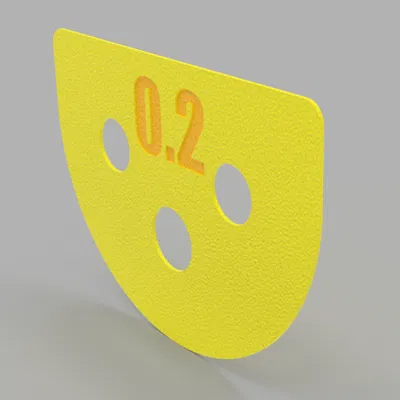 Tấm căn chỉnh bed - Dùng cho Creality K1 và K1 Max