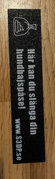 Biển Báo Túi Rác Chó - Image 1