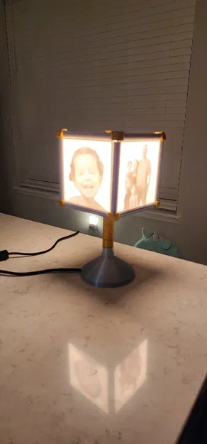 Chỉnh sửa Đèn Lithophane của Les Kaye (thiết kế vòng và cụm kẹp mới) - Image 1