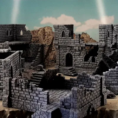 Ulvheim building and ruins - A