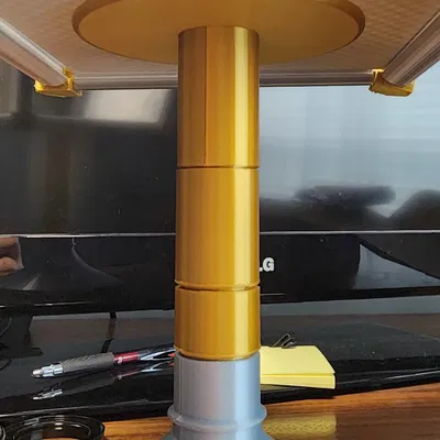 Chỉnh sửa Đèn Lithophane của Les Kaye (thiết kế vòng và cụm kẹp mới)