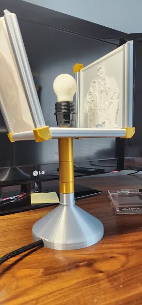 Chỉnh sửa Đèn Lithophane của Les Kaye (thiết kế vòng và cụm kẹp mới) - Image 8