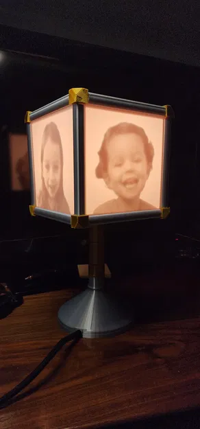 Chỉnh sửa Đèn Lithophane của Les Kaye (thiết kế vòng và cụm kẹp mới) - Image 9