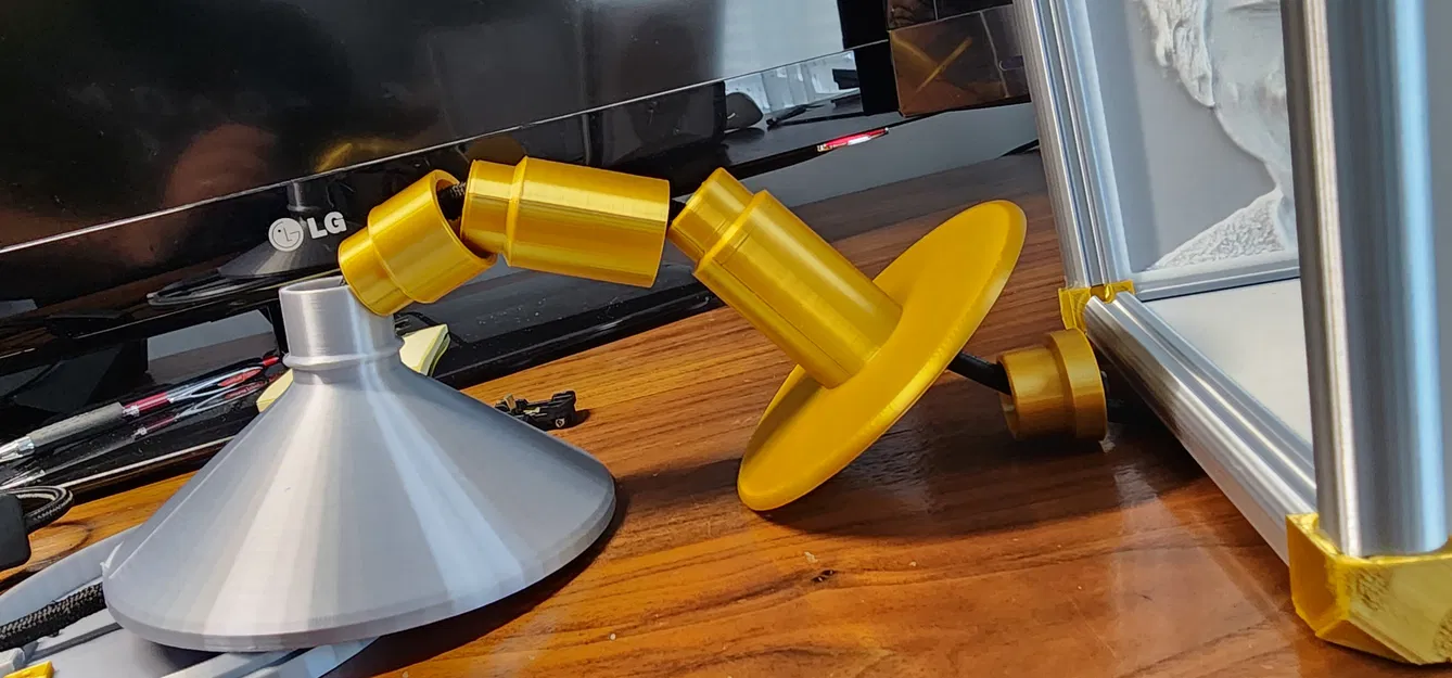 Chỉnh sửa Đèn Lithophane của Les Kaye (thiết kế vòng và cụm kẹp mới) - Image 21