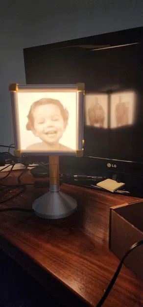 Chỉnh sửa Đèn Lithophane của Les Kaye (thiết kế vòng và cụm kẹp mới) - Image 23