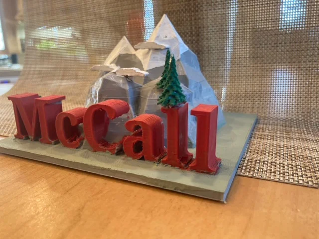 Mô hình Dãy núi Idaho/Dãy núi McCall - Image 2