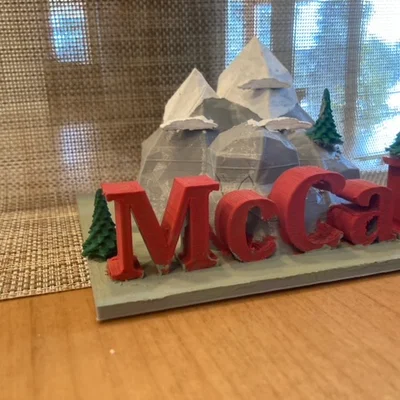 Mô hình Dãy núi Idaho/Dãy núi McCall