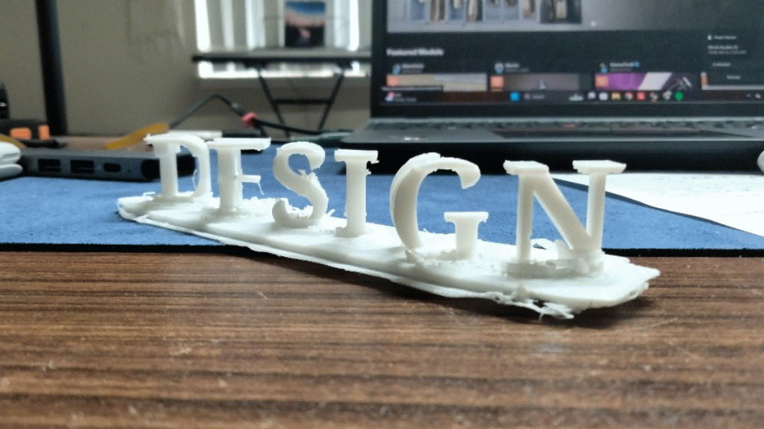 Ảo Ảnh Chữ Đôi "DESING" "INVENT" - Image 1