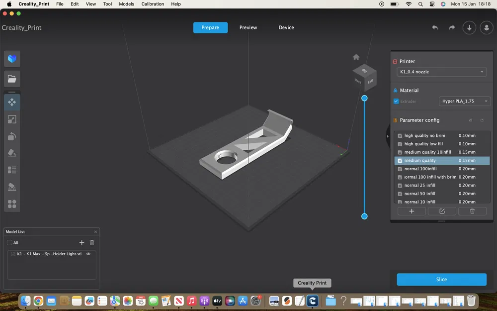 Giá đỡ cuộn dây K1-K1 Max có đèn - Image 1