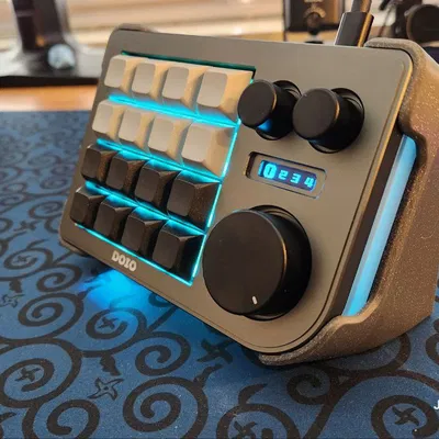 Chân Đế Macro Pad 3 Núm Megalodon (HSavior Remix)