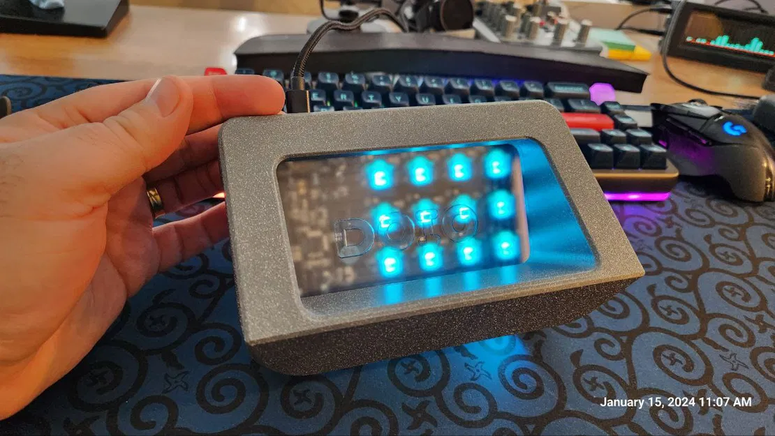 Chân Đế Macro Pad 3 Núm Megalodon (HSavior Remix) - Image 2