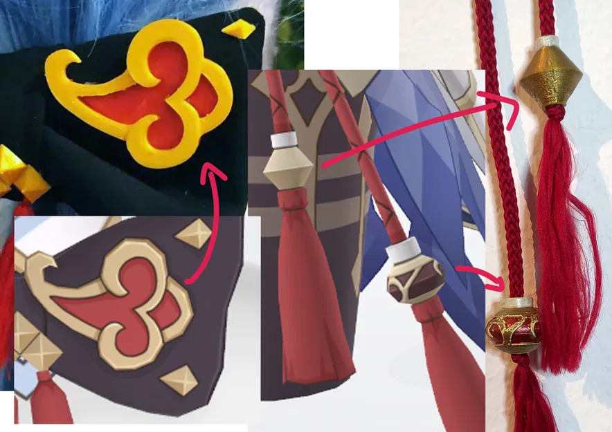 Hạt Tầm Nhìn Ganyu và Mây Cung Lưng - Image 1