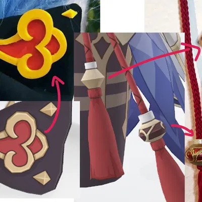 Hạt Tầm Nhìn Ganyu và Mây Cung Lưng