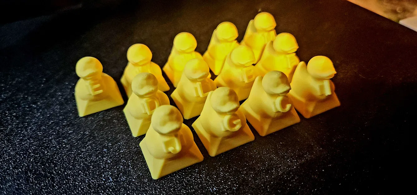 QUECKRTY - Nút Bàn Phím Hình Vịt Cao Su - Chuẩn MX - Image 1